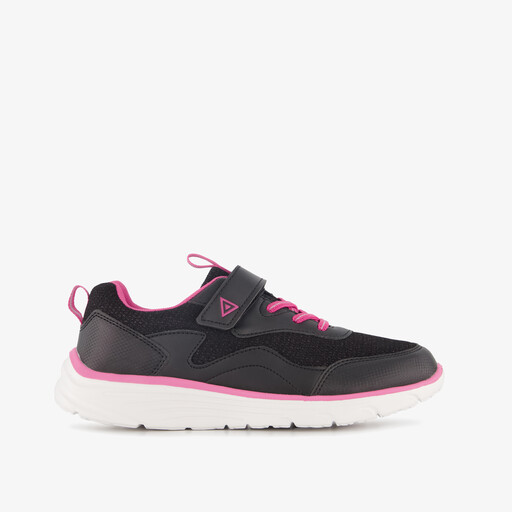 Meisjes sportschoenen zwart roze