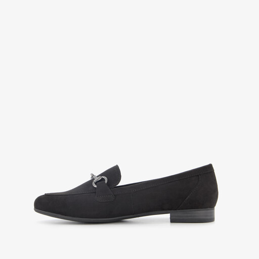 Dames loafers met gesp zwart