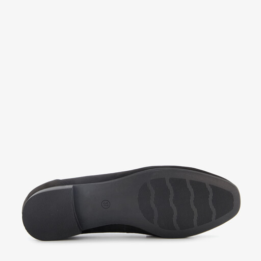 Dames loafers met gesp zwart