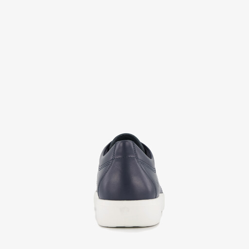 ECCO leren heren sneakers donkerblauw
