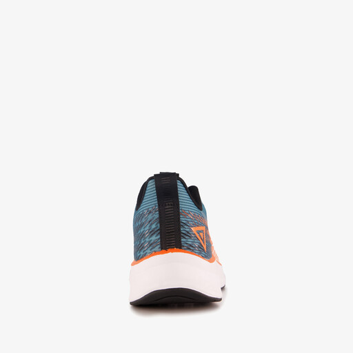 Heren hardloopschoenen wit oranje