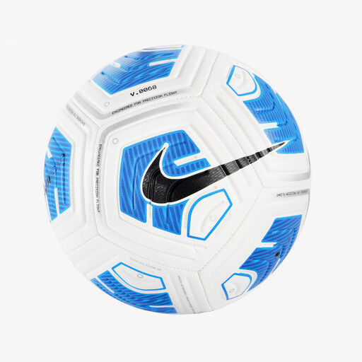 Strike voetbal wit blauw