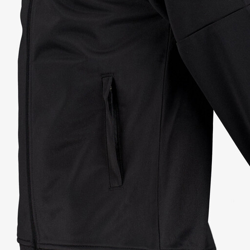 Meisjes trainingsjas zwart roze