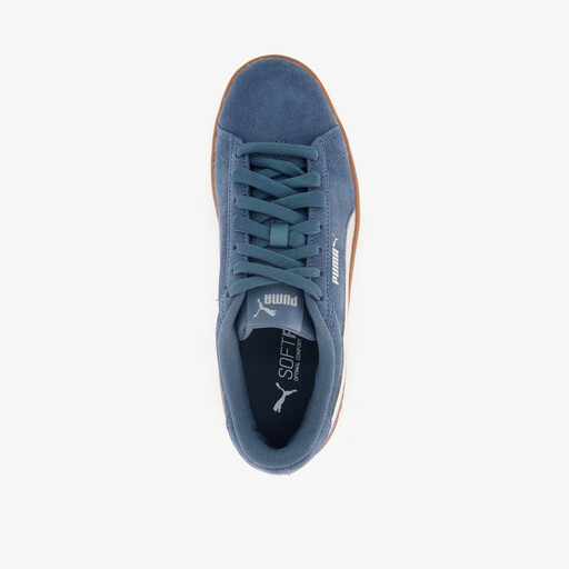 Smash 3.0 leren dames sneakers blauw