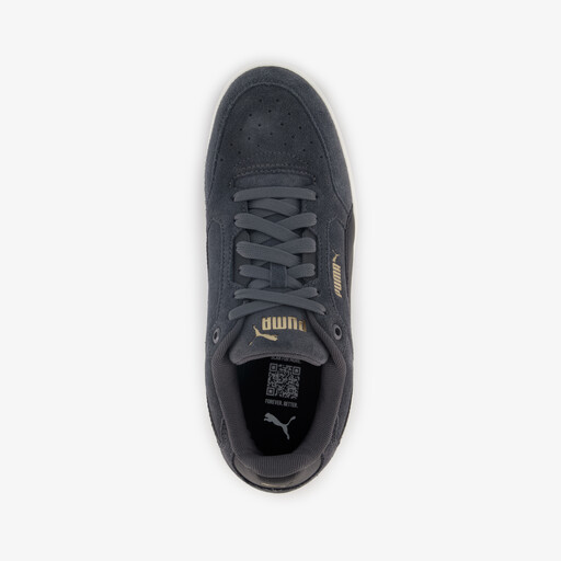 Shuffle Downtown suede heren sneakers grijs