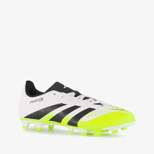 Predator Club MG kinder voetbalschoenen wit zwart