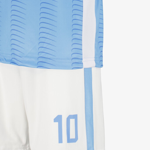 Tweedelige kinder sport set blauw wit