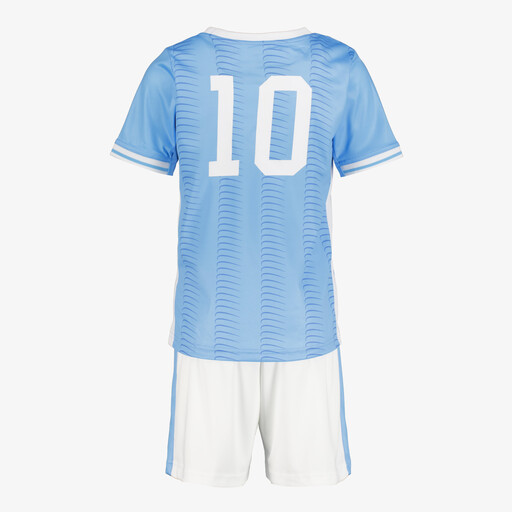 Tweedelige kinder sport set blauw wit
