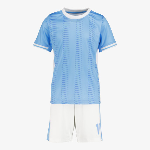 Tweedelige kinder sport set blauw wit