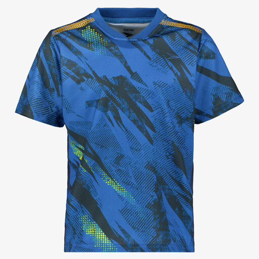 Dry jongens voetbal T-shirt blauw