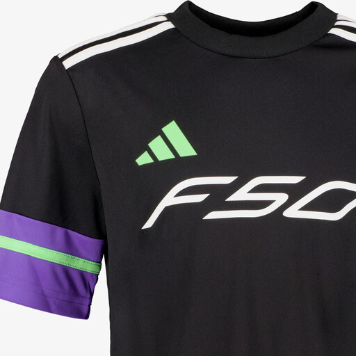 F50 JSY Y kinder voetbal T-shirt zwart paars