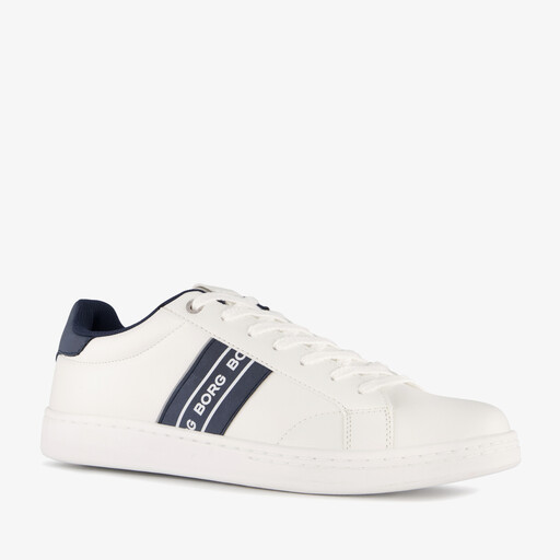 Heren sneakers wit blauw