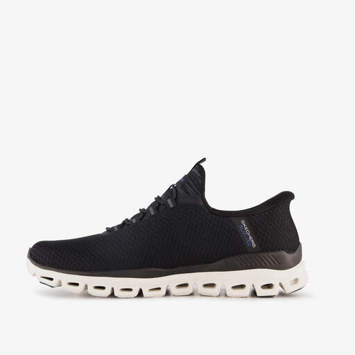 Slip-ins: Glide-Step heren sneakers zwart