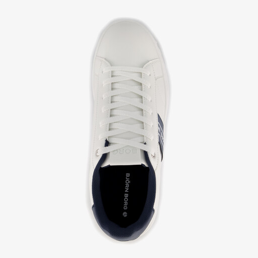 Heren sneakers wit blauw