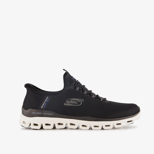Slip-ins: Glide-Step heren sneakers zwart