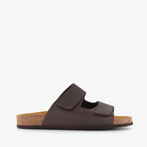 Heren bio slippers bruin