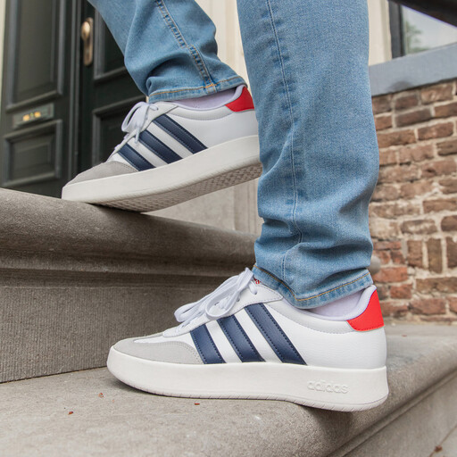 Barreda heren sneakers wit rood