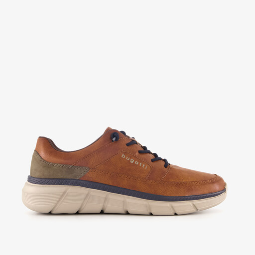 Heren sneakers cognac
