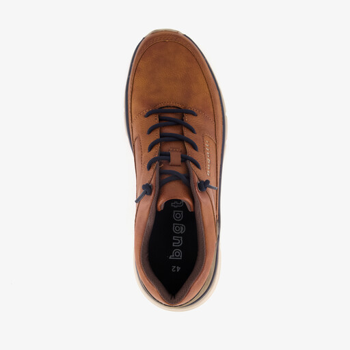 Heren sneakers cognac