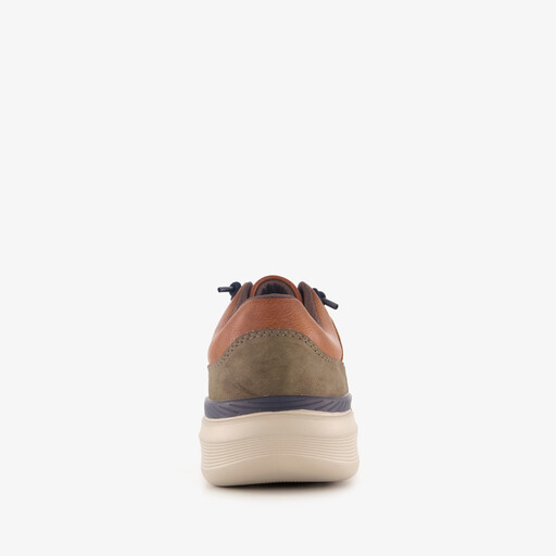 Heren sneakers cognac