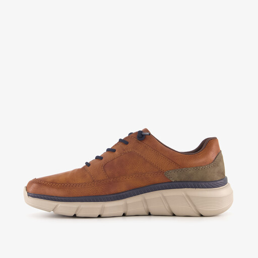 Heren sneakers cognac