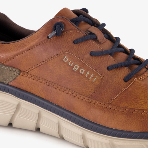 Heren sneakers cognac