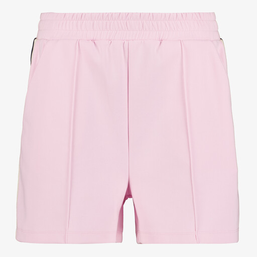Dames sweatshort roze zwart