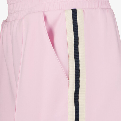 Dames sweatshort roze zwart