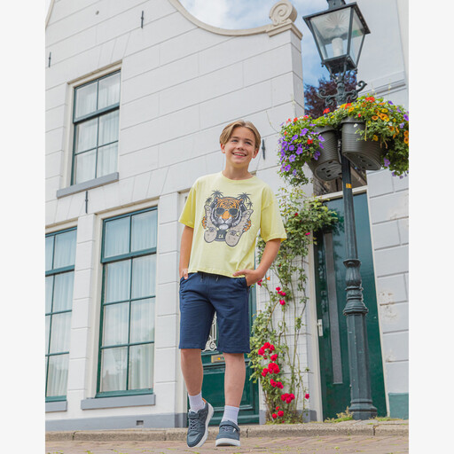 Name It jongens T-shirt Tijger geel