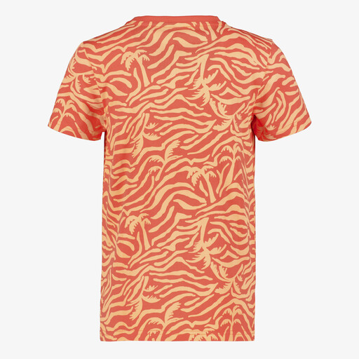Jongens T-shirt met print oranje