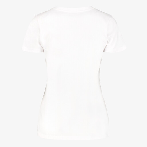 Dames T-shirt met cherry opdruk wit