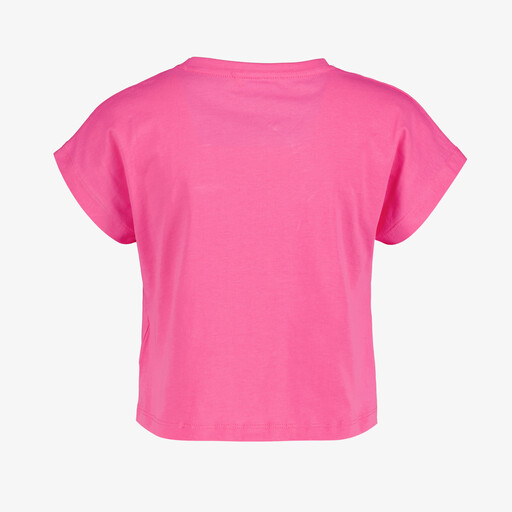 Cropped meisjes T-shirt roze