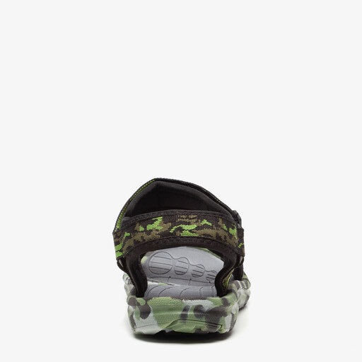 Jongens sandalen met camouflageprint