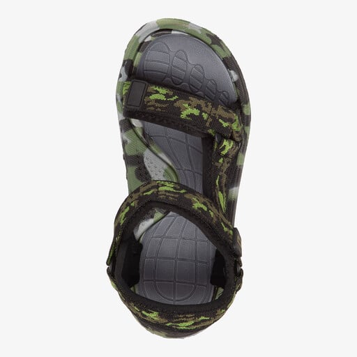 Jongens sandalen met camouflageprint