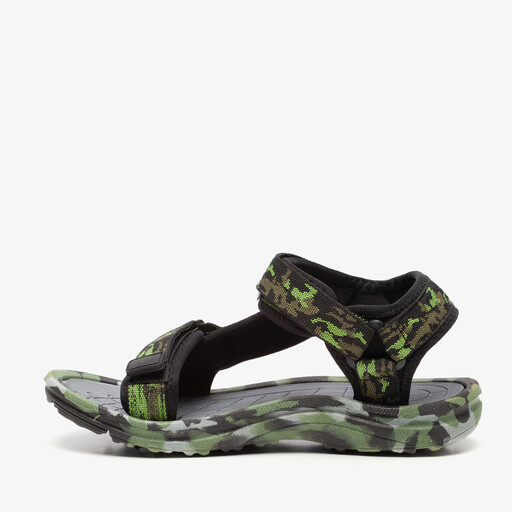 Jongens sandalen met camouflageprint