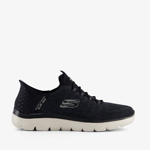 Slip-ins: Summits Key Pace heren sneakers zwart wit