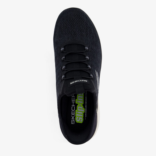 Slip-ins: Summits Key Pace heren sneakers zwart wit
