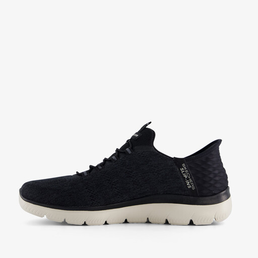 Slip-ins: Summits Key Pace heren sneakers zwart wit