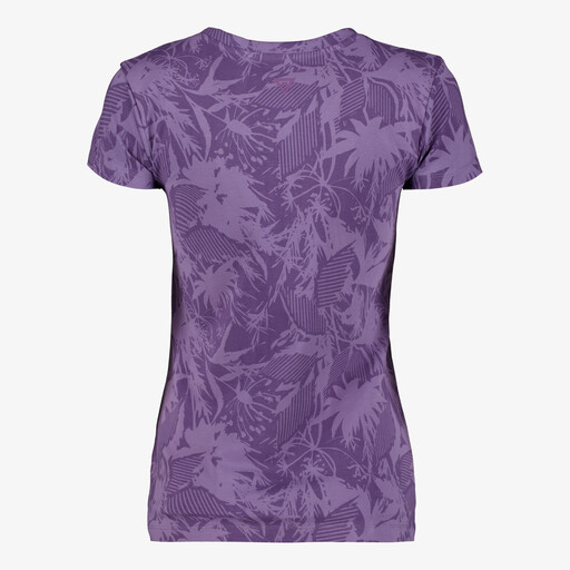 Dames sport T-shirt met print paars