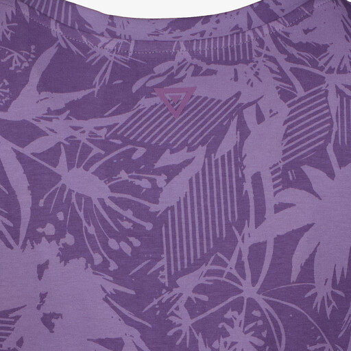 Dames sport T-shirt met print paars