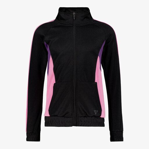 Meisjes trainingsvest zwart