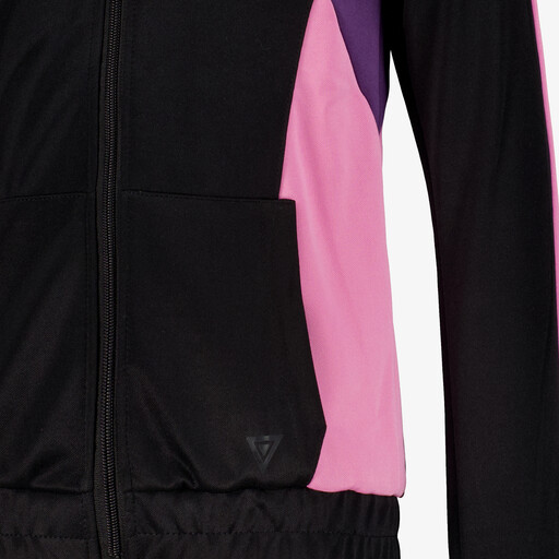 Meisjes trainingsvest zwart