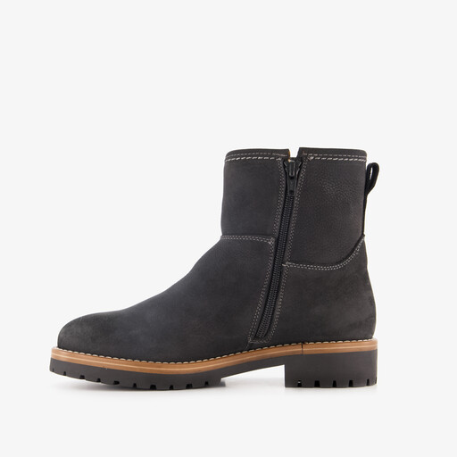 Leren dames boots zwart