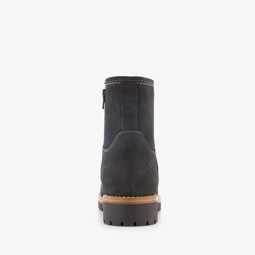 Leren dames boots zwart