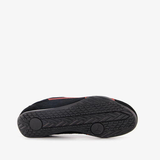 Catch suede dames sneakers zwart rood