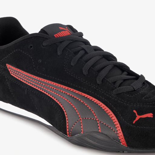 Catch suede dames sneakers zwart rood