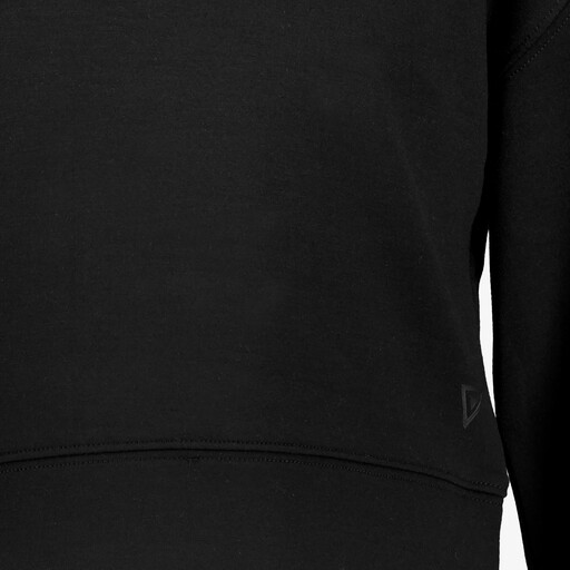 Meisjes hoodie cropped zwart