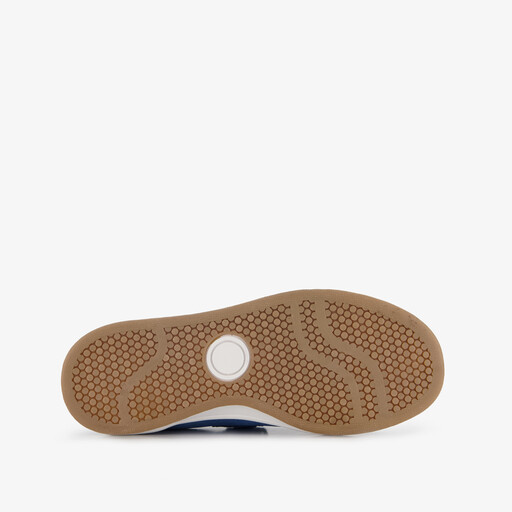 Jongens sneakers met smileys blauw wit