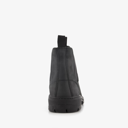 Van Beer suede heren Chelsea boots zwart