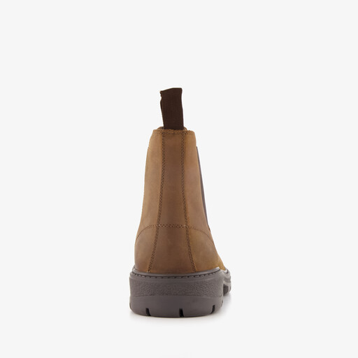 Van Beer suede heren Chelsea boots bruin